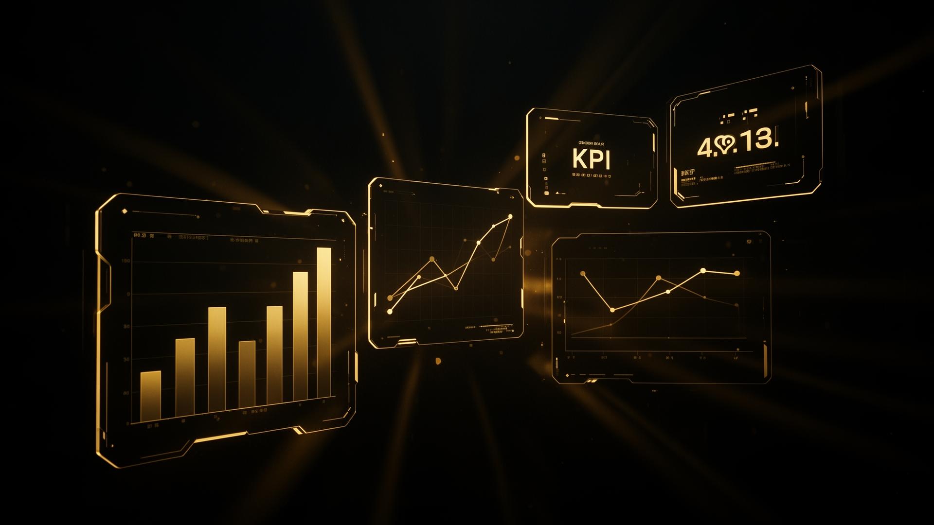 Futuristic dashboard